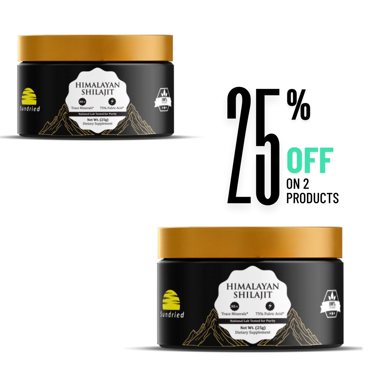 Premium Pure Himalayan Shilajit Resin 25g-  Lab Tested by Eurofins
