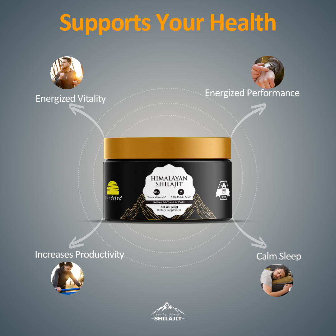 Pure Himalayan Shilajit Resin 25g | Organic, Lab-Tested | Energy Boost, Immune Support & Detox