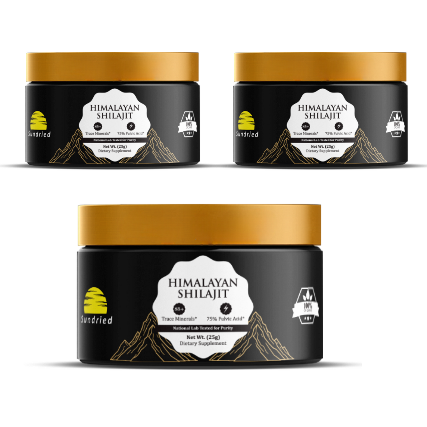 Premium Pure Himalayan Shilajit Resin 25g-  Lab Tested by Eurofins