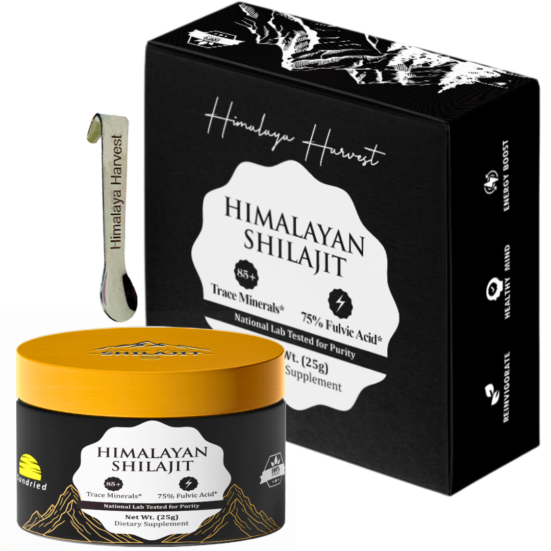 Pure Himalayan Shilajit Resin 25g | Organic, Lab-Tested | Energy Boost, Immune Support & Detox