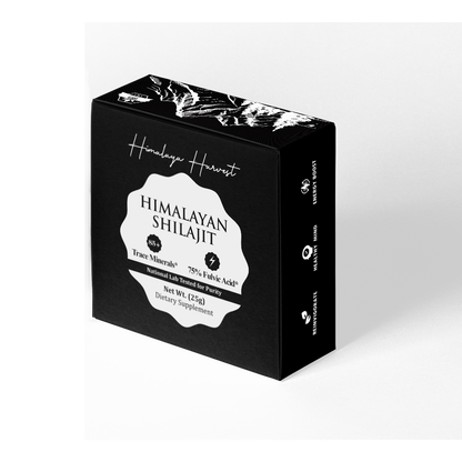 Pure Himalayan Shilajit Resin 25g | Organic, Lab-Tested | Energy Boost, Immune Support & Detox